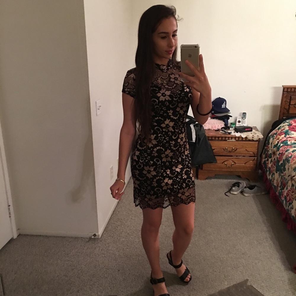 Beautiful black and gold dress